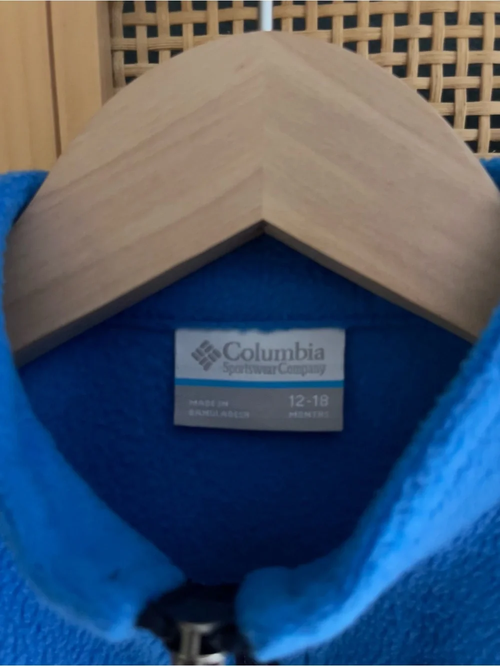 Columbia 12-18M Blue Fleece Jacket